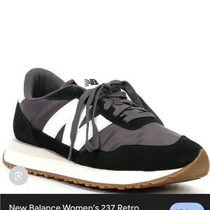 New Balance Women's 237 Black and Gray Sneakers